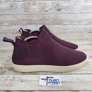 Rothy's Purple Plum Melange Chelsea Sneaker Boot Slip-On Women's 10.5